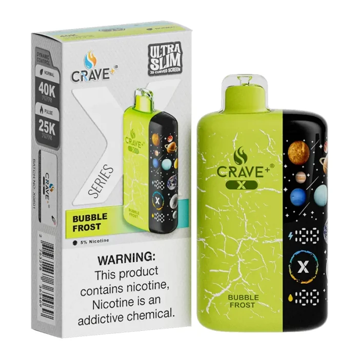 CRAVE X - ULTRA SLIM DISPOSABLE 40000 PUFFS - BOX OF 5