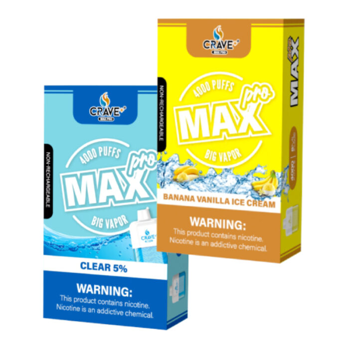 CRAVE MAX PRO 4000PUFF DISPOSABLE