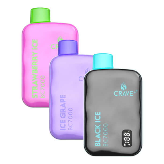 CRAVE PLUS BC 7000 PUFFS DISPOSABLE - BOX OF 10