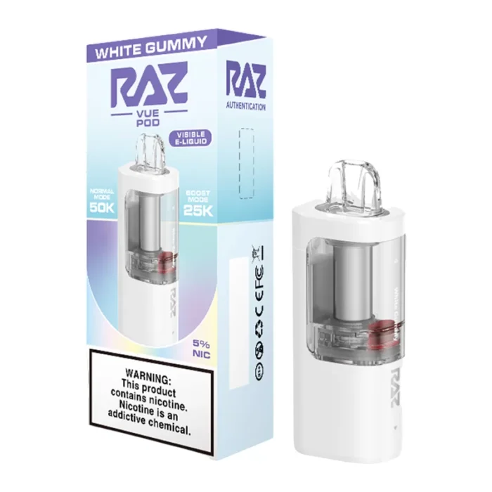 RAZ VUE DISPOSABLE POD 50000PF - BOX OF 5