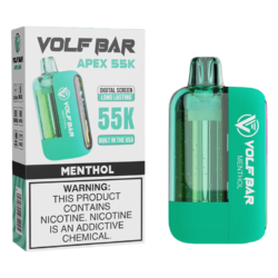 VOLF BAR APEX 55K DISPOSABLE MENTHOL 5% - PACK OF 5