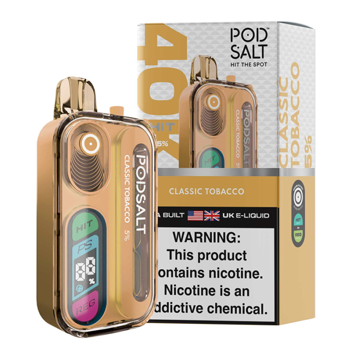 POD SALT HIT 40000PUFF DISPOSABLE - PACK OF 5