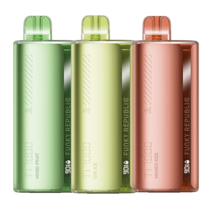 FUNKY REPUBLIC DISPOSABLE TI7000PF -BOX OF 5