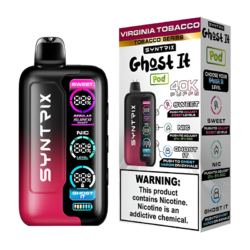 POD JUICE OX BAR 40K DISPOSABLE SYNTRIX GHOST IT - PACK OF 5