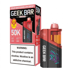 GEEK BAR CLIO KIT 50000 PUFFS SOUR WATERMELON DROP ? BOX OF 5