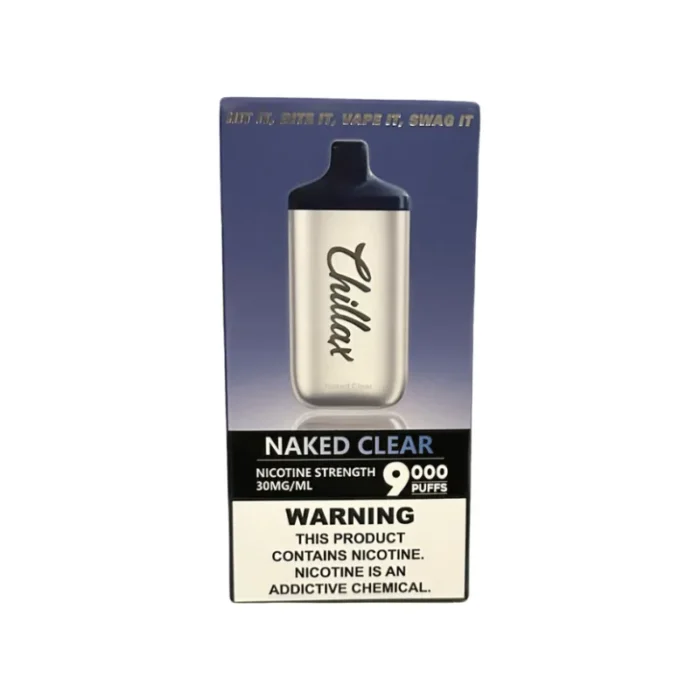 CHILLAX NAKED CLEAR 3% - PACK OF 5