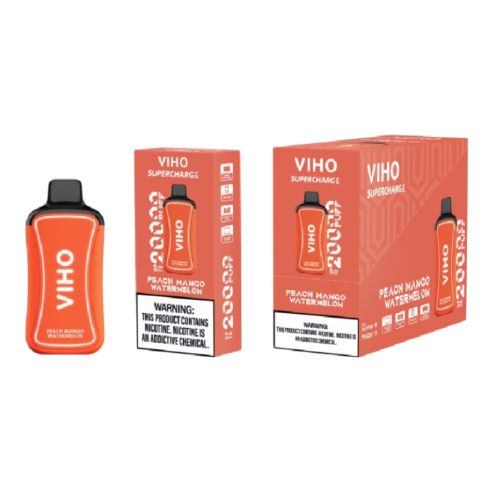 VIHO SUPERCHARGE DISPOSABLE 20000 PUFFS 5% - BOX OF 5