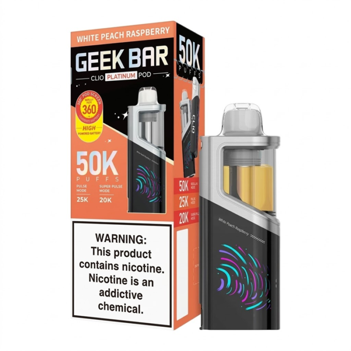 GEEK BAR CLIO POD 50000 PUFFS ? BOX OF 5